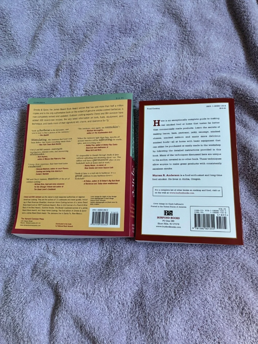 Set of 2 Smoking Cookbooks